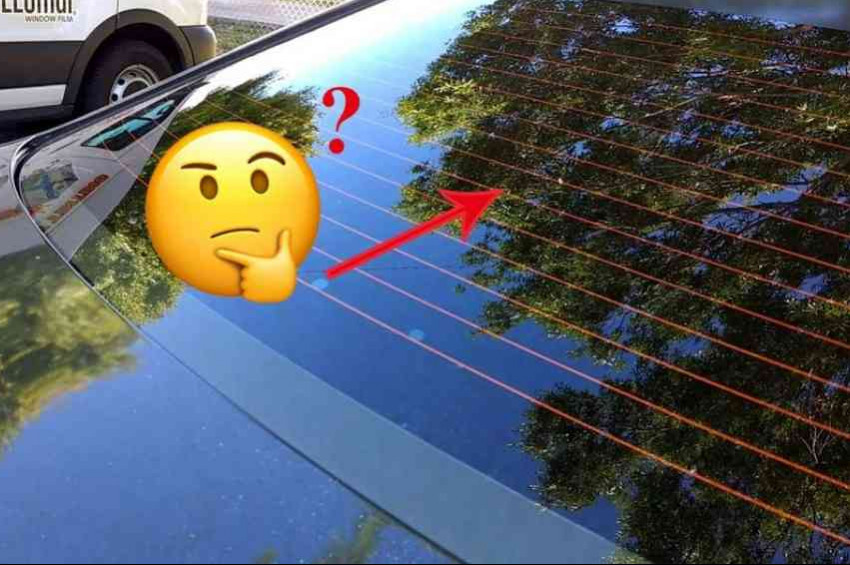  Otomobillerin arka camı neden çizgilidir?