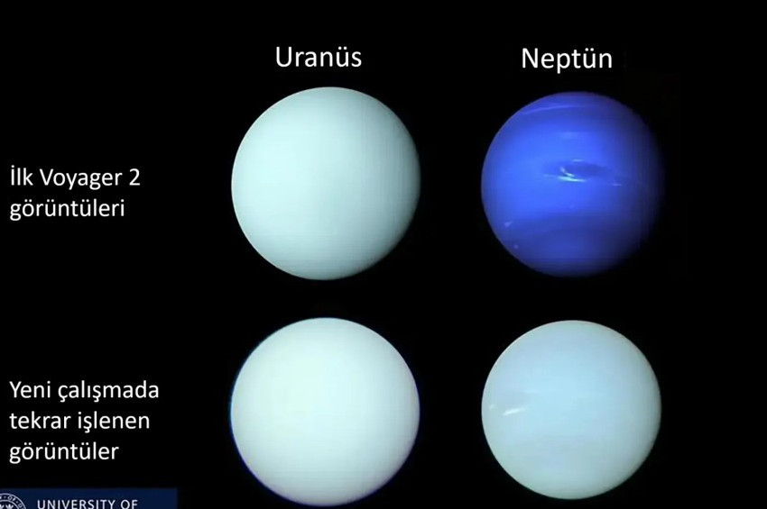 Uranüs ve Neptün gezegenlerinin gerçek renkleri saptandı