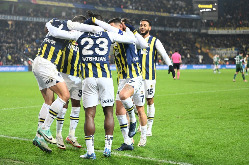 Fenerbahçeden Konyaspora gol yağmuru: 7-1