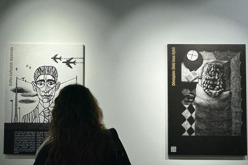 Franz Kafka illüstrasyon sergisi açıldı