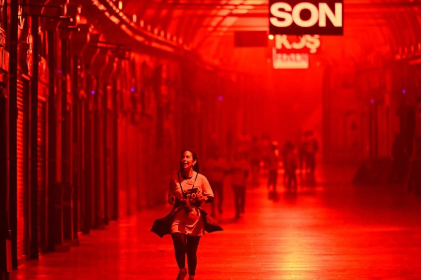 Nikenin Koşulmazı Koş çağrısına katılanlar Kapalıçarşı labirent parkurunda yarıştı