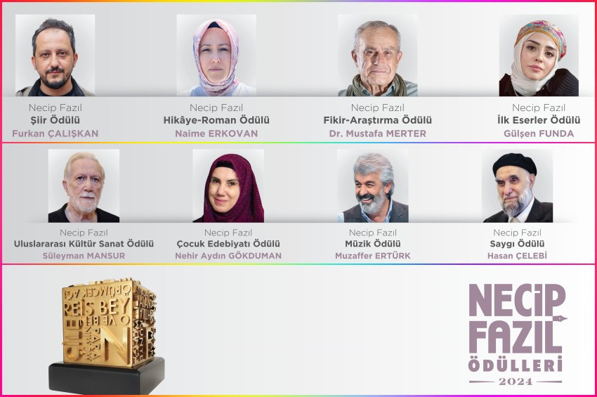 11. Necip Fazıl ödüllerine layık görülen isimler açıklandı