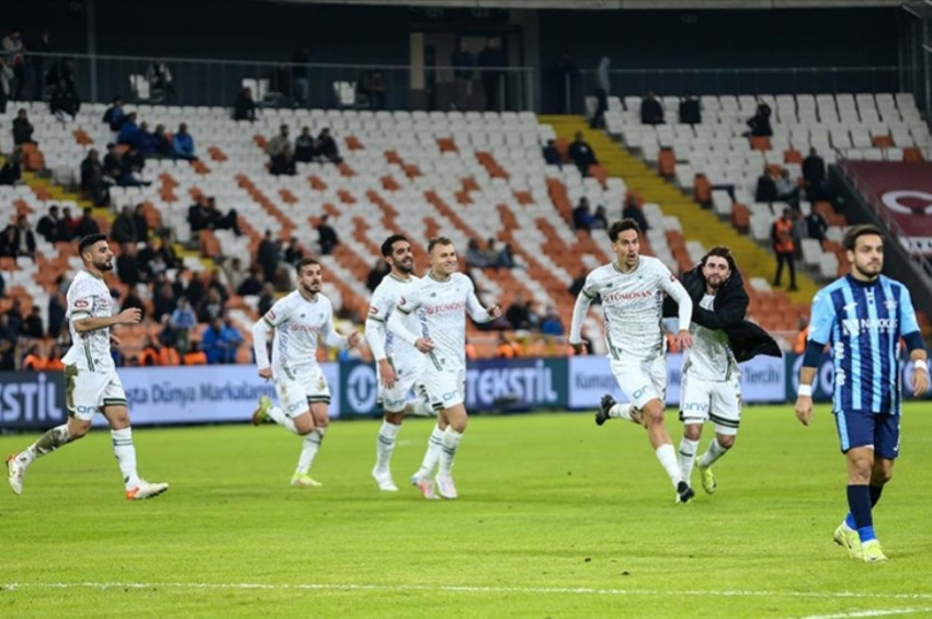 Konyaspor, Adana Demirspor deplasmanında 3 puanı tek golle aldı