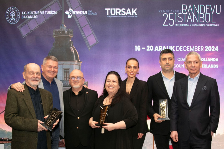25. Randevu İstanbul Uluslararası Film Festivali’nin onur ödülleri verildi