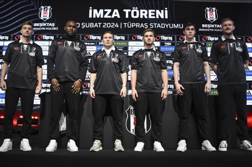 Beşiktaş, yeni Kara Kartallarını imza töreninde tanıttı