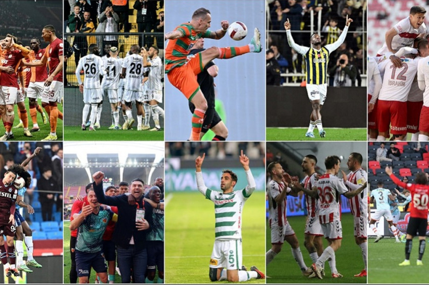 Süper Ligde 27. haftanın toplu sonuçları ve puan durumu