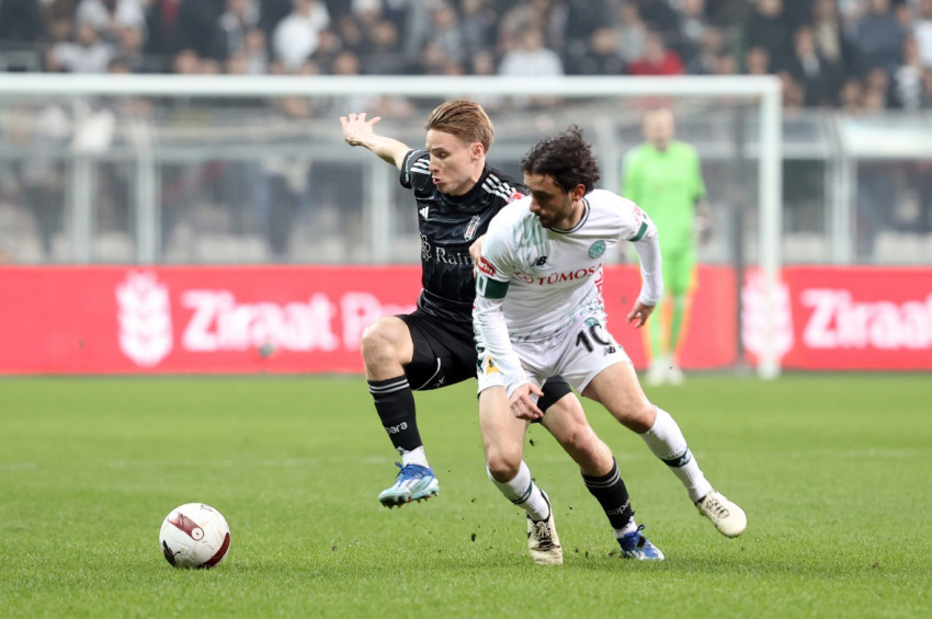 Beşiktaş, Konyasporu 2-0 yenerek Türkiye Kupasıda yarı finale çıktı
