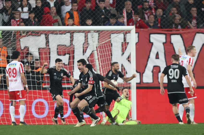 Beşiktaş, Antalyasporu yenerek Türkiye Kupasının son çeyrek finalisti oldu