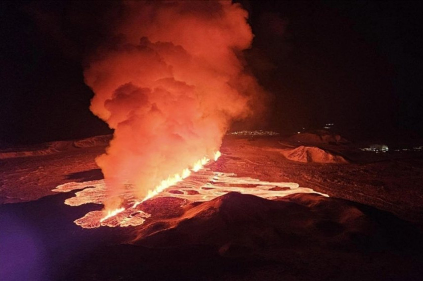 İzlandada 3 ay içinde 4. yanardağ patlaması