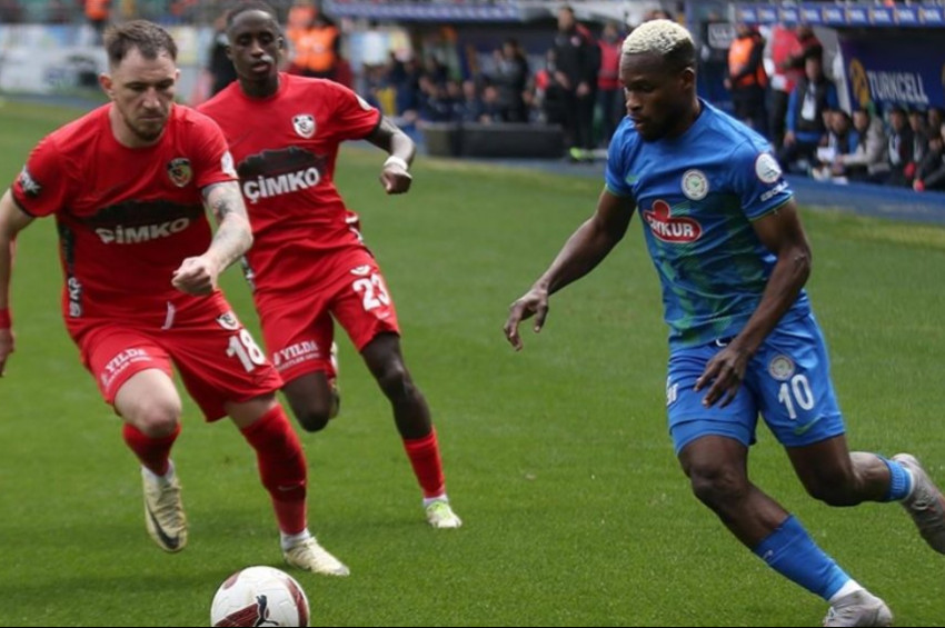 Rizespor, Gaziantepİ 3-1 yendi