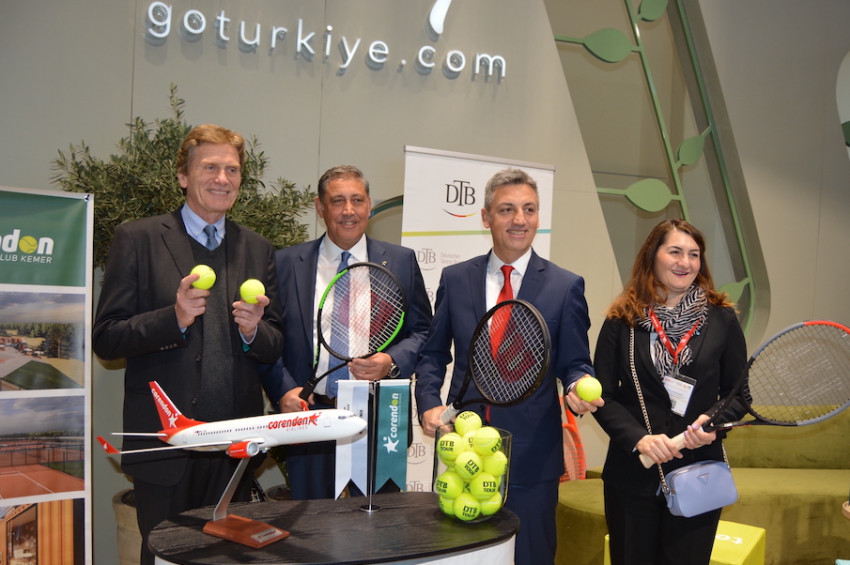 Alman Tenis Federasyonunun yeni seyahat partneri Corendon Turizm Grubu