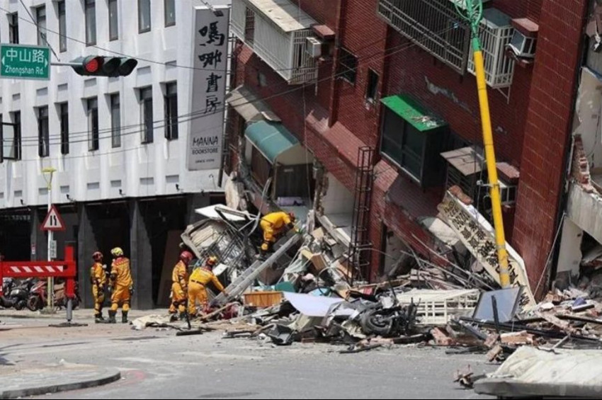 Tayvanda deprem: Büyüklüğü 7,4