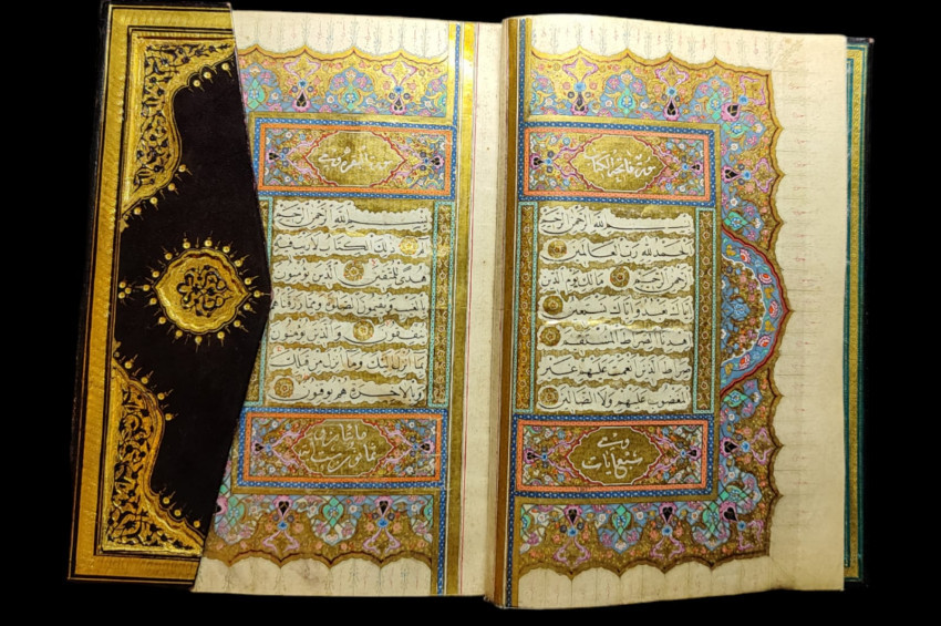 500 yıllık Kuran-ı Kerim Kadir Gecesi yurduna döndü