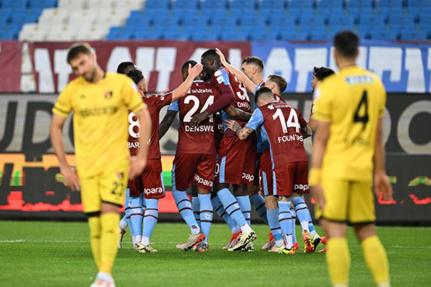 Trabzonspor İstanbulsporu 3-0 yendi