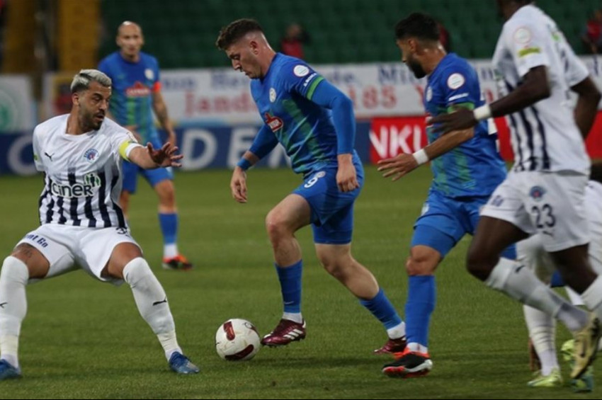 Rizespor, Kasımpaşa mücadelesi başladığı skorla bitti