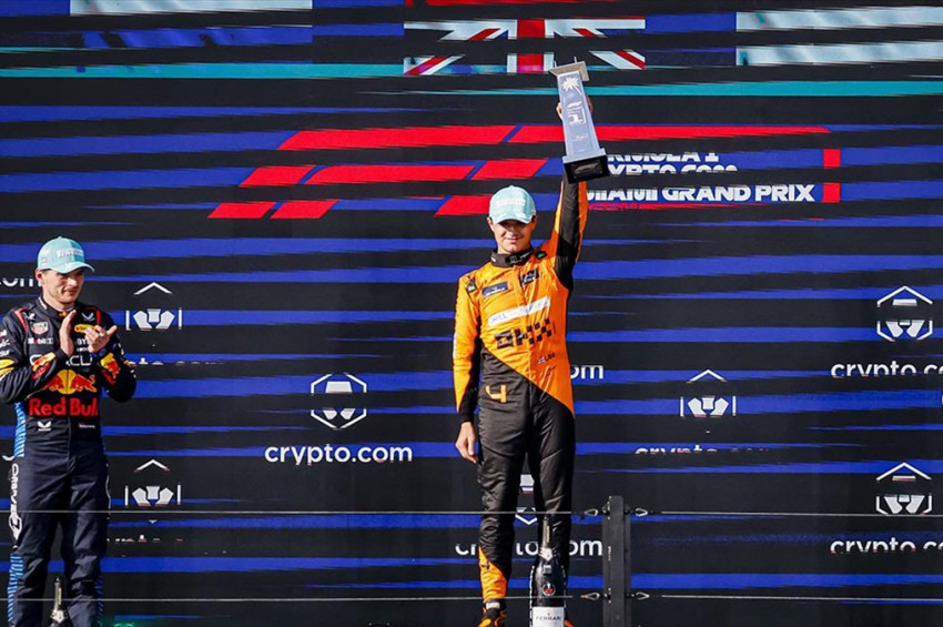 Miami Grand Prix’sinde İngiliz Pilot Lando Norris sürpriz çıkış yaptı