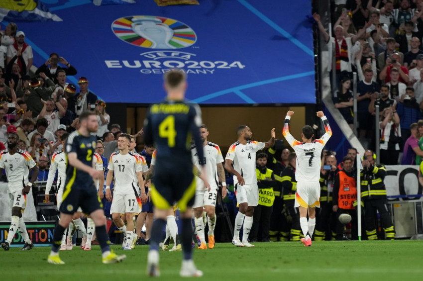 2024 Avrupa Futbol Şampiyonasında Almanya, İskoçyayı ezdi geçti: 5-1