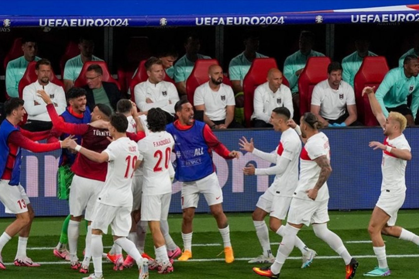 Türkiye EURO 2024te çeyrek finale  adını yazdırdı