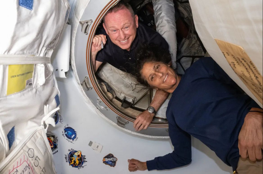 Uzaya bir hafta kalmak için gittiler 8 ay sonra dönebilecekler