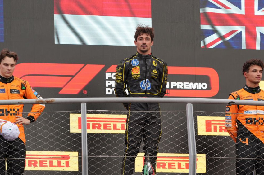 F1 İtalya Grand Prixsini Charles Leclerc kazandı
