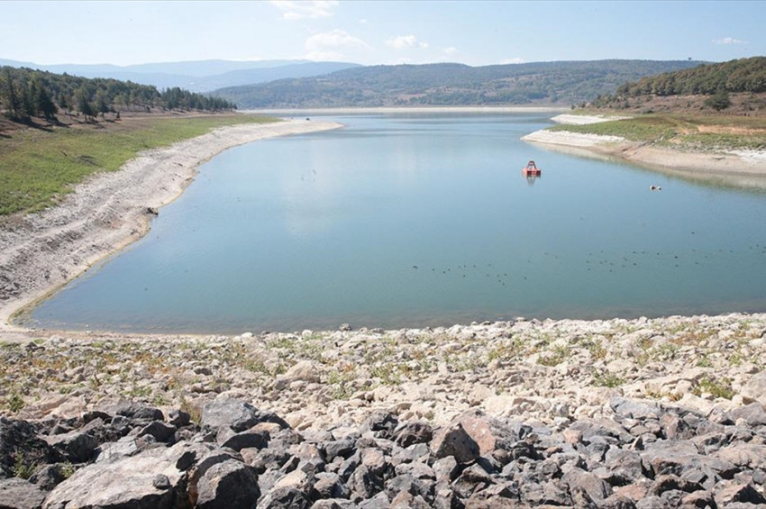 Gölköy baraj gölündeki su seviyesi yüzde 30un altına indi