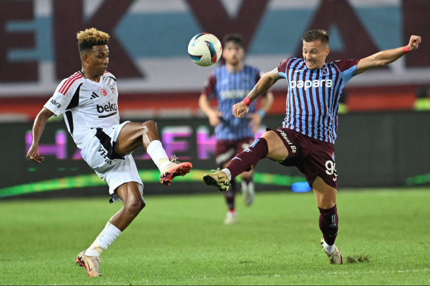 Şenol Güneşin Trabzonsporu ilk maçında Beşiktaşla berabere kaldı: 1-1