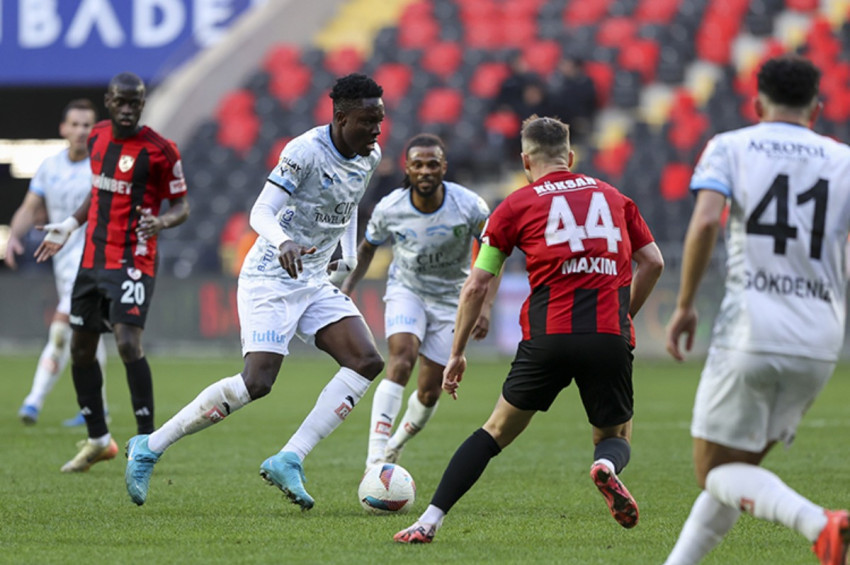 Gaziantepspor ile Bodrumspor maçından gol sesi çıkmadı: 0-0