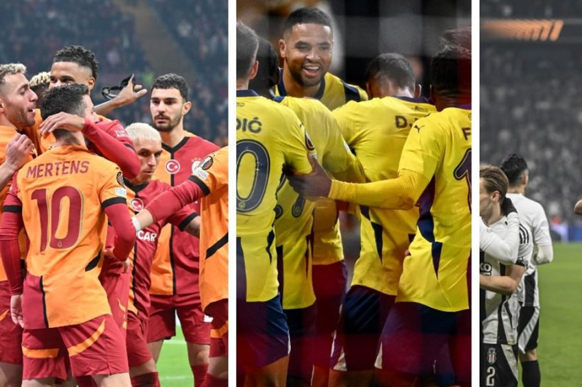 Galatasaray, Fenerbahçe ve Beşiktaşın Avrupadaki tur ihtimalleri