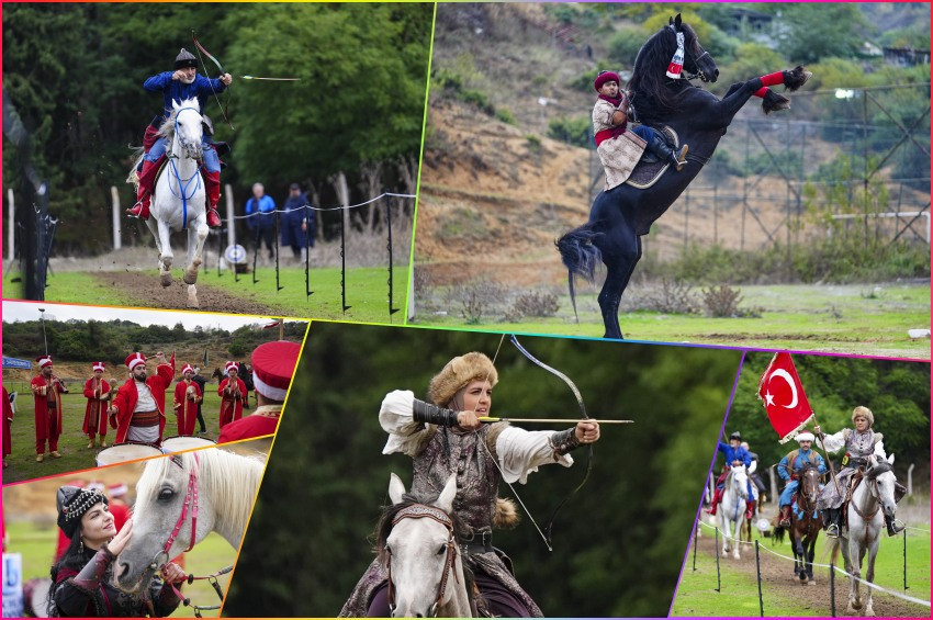 Atlı Okçuların nal sesleri Sarıyerde yankılandı