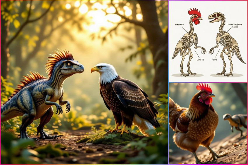 Dinozorlar yok olmadı tüy giydi ve gökyüzüne yükseldi