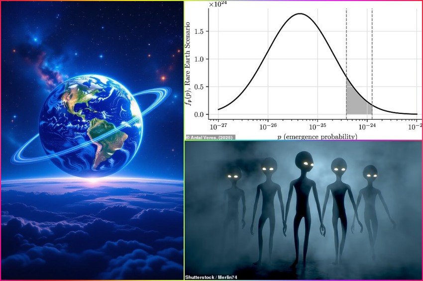 Evrende zeki uzaylı yaratıklar varsa bile insanlar Yalnızlık Bölgesinde