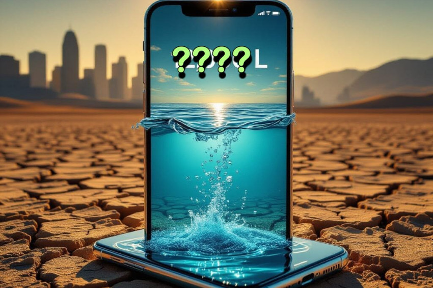 Bir akıllı telefon üretmek için kaç ton su harcanıyor?