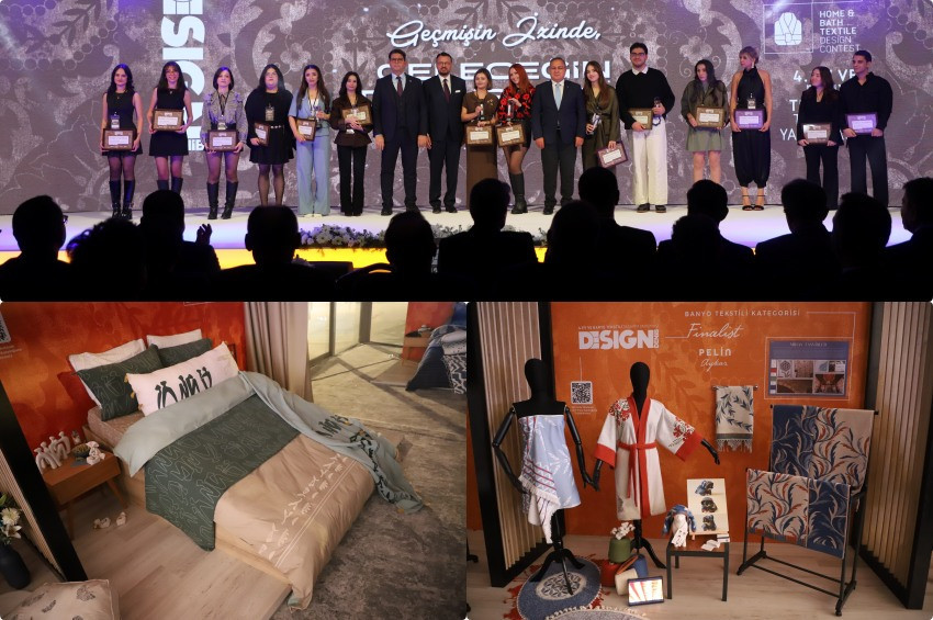 En iyi ev tekstili ve banyo tekstili tasarımcıları Denizlide ödüllendirildi