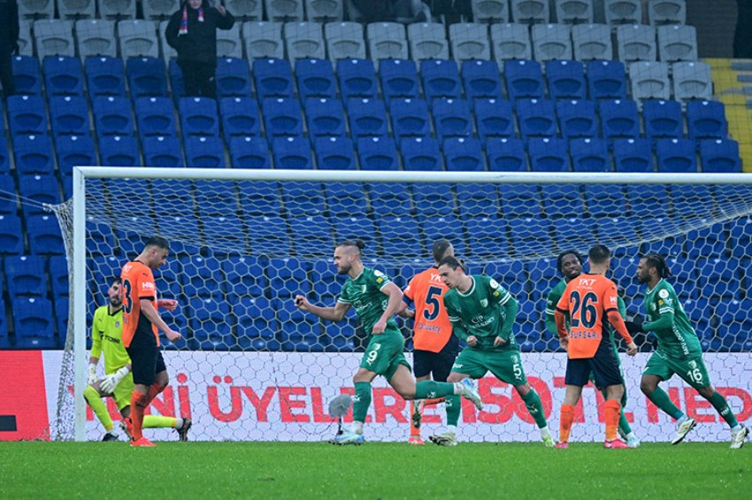 Bodrum, Başakşehiri İstanbulda tek golle yenmeyi başardı: 1-0