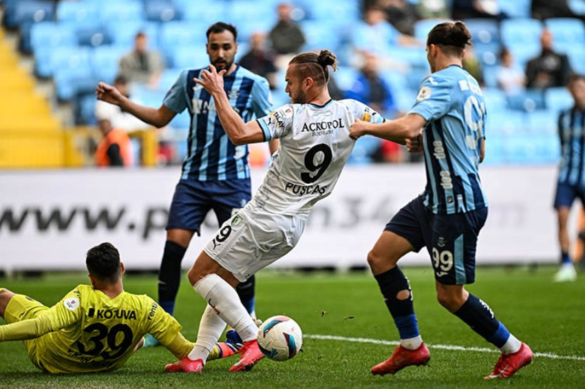 Adana Demirspor- Bodrum FK maçında gol sesi çıkmadı