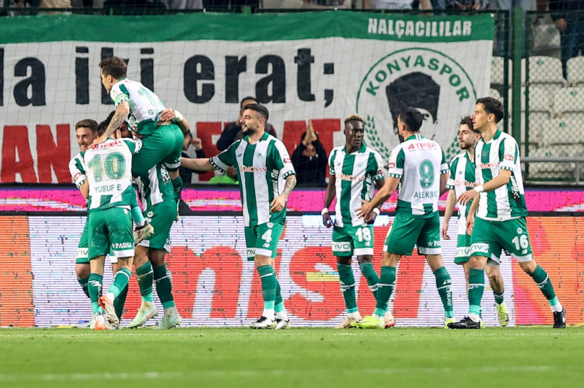 Konyaspor evinde ağırladığı Beşiktaşı tek golle yendi: 1-0