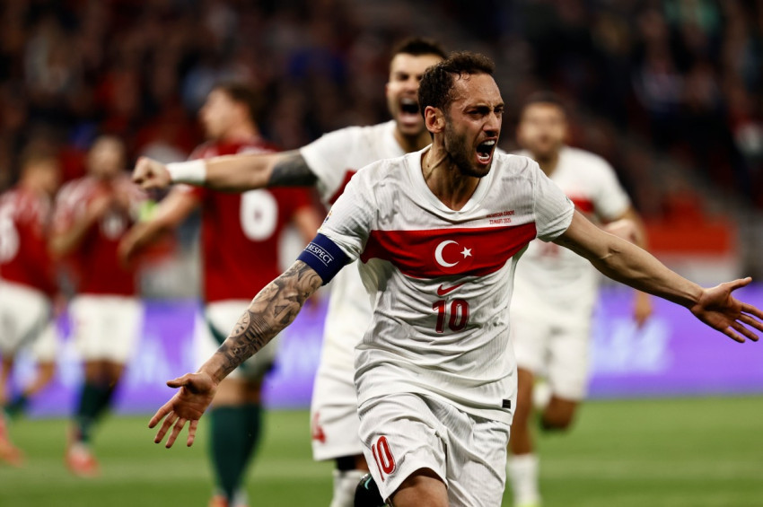Türkiye, Macaristanı 3-0 yenerek UEFA Uluslar Liginde üst lige yükseldi