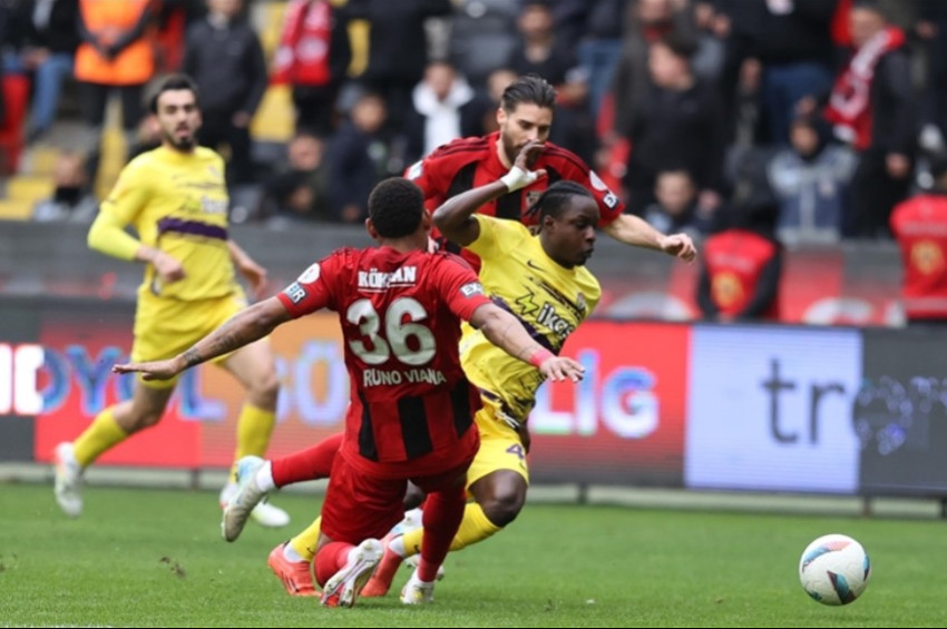 Gaziantepspor Eyüpsporu 3-1 yenerek 3 puan almayı başardı