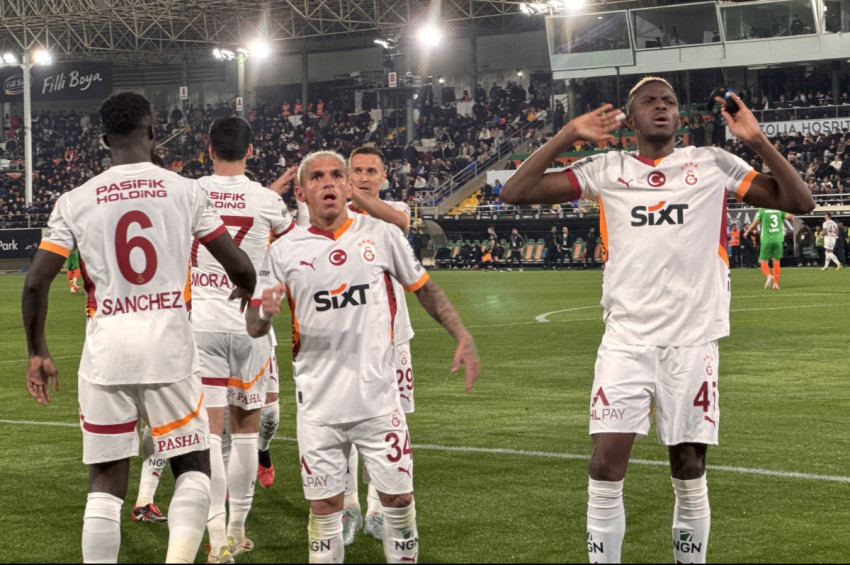 Galatasaray, Alanyaspor deplasmanından 3 puanla dönüyor: 2-1