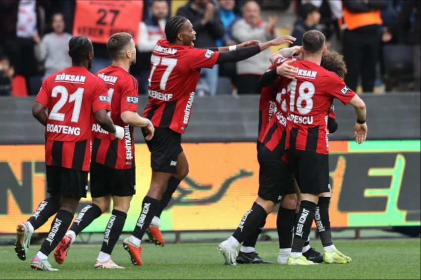 Gaziantep,Hataysporu 2-1 mağlup etti