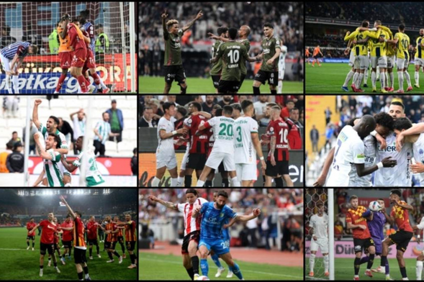 Süper Lig 35. hafta toplu maç sonuçları ve puan durumu