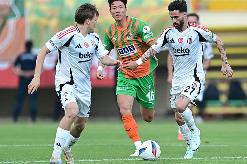 Beşiktaş, Alanyaspor ile 1-1 berabere kalarak deplasmandan 1 puan çıkardı