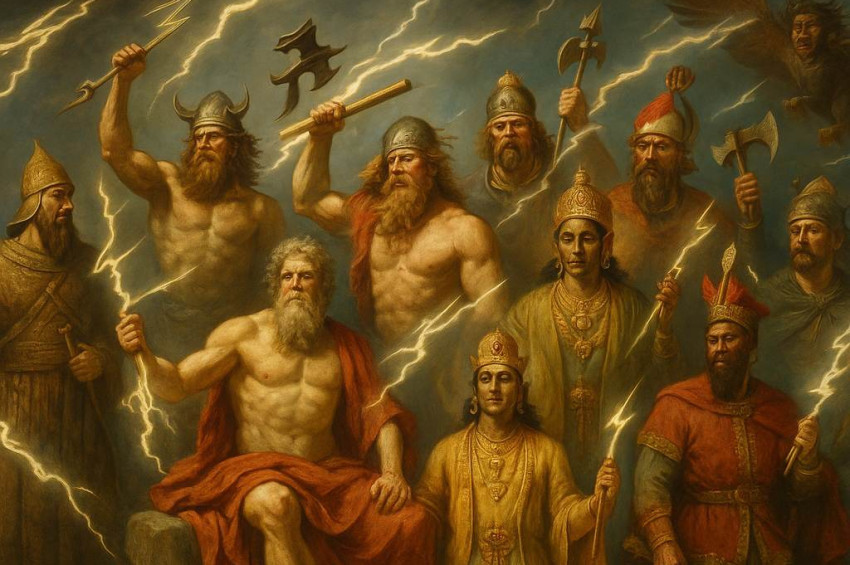 Dünya Mitolojilerinin şimşek ve gökgürültüsü Tanrıları: Yıldırımla Gelen Güç!