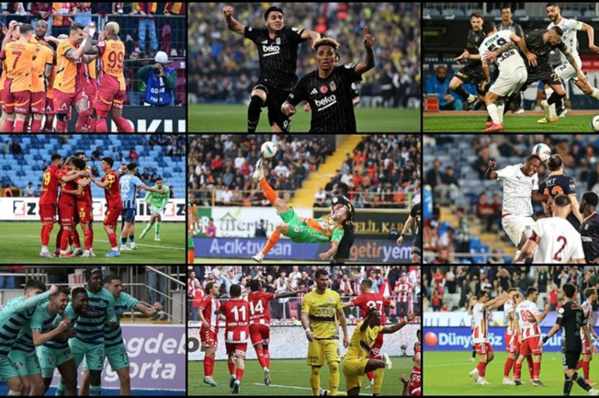 Süper Ligde 34. hafta maç sonuçları ve puan durumu