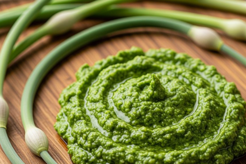 Sarımsak Saplarıyla Neler Yapılabilir? Sarımsak sapı pestosu denediniz mi?
