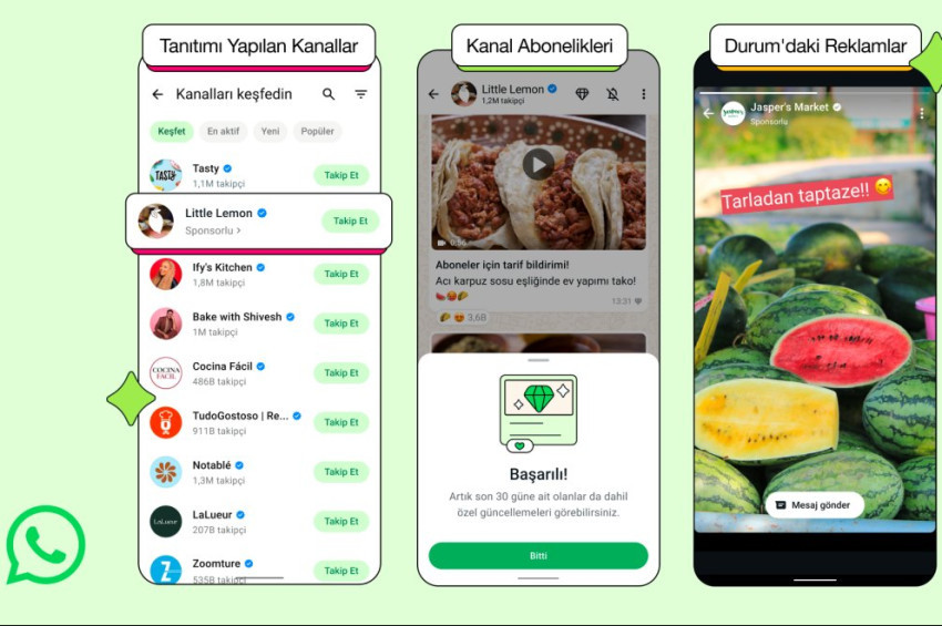 WhatsApp Güncellemeler Sekmesi Yenileniyor