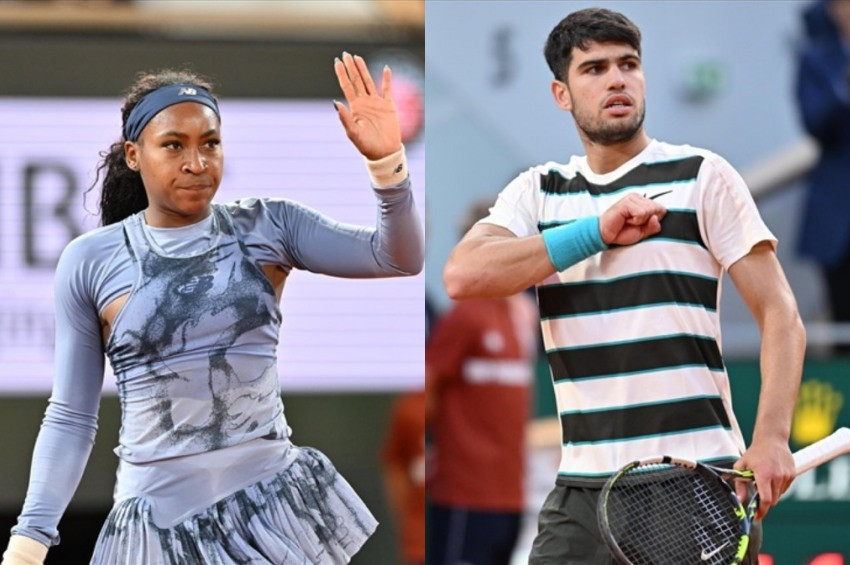 Fransa Açık Tenis Turnuvası şampiyonları Coco Gauff ve Carlos Alcaraz
