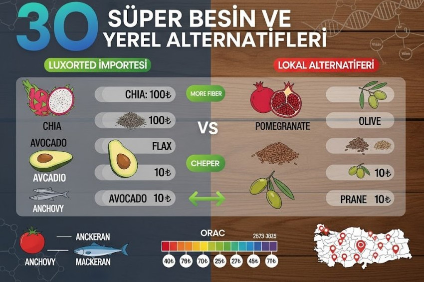 Diyetisyenlerin önerdiği Süper Besinler ve cüzdan dostu bilimsel alternatifleri