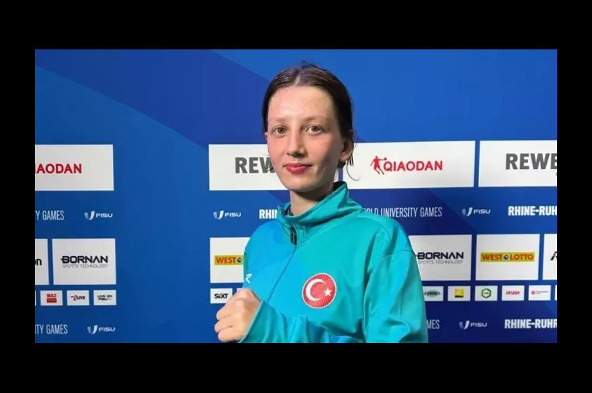 Milli taekwondocu Şevval Çakal, Almanyada altın madalya kazandı!