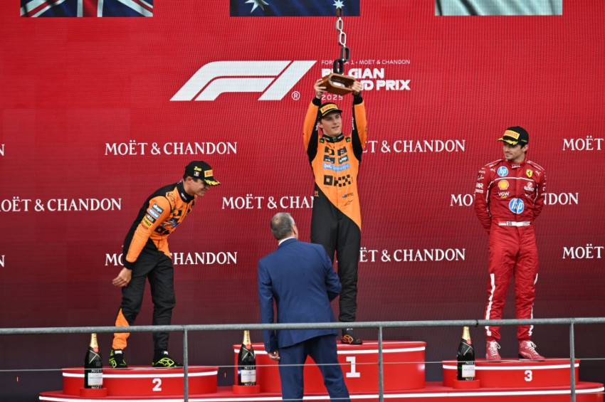 Mc Laren pilotu Oscar Piastri, Formula 1 Belçika Grand Prixsini kazandı